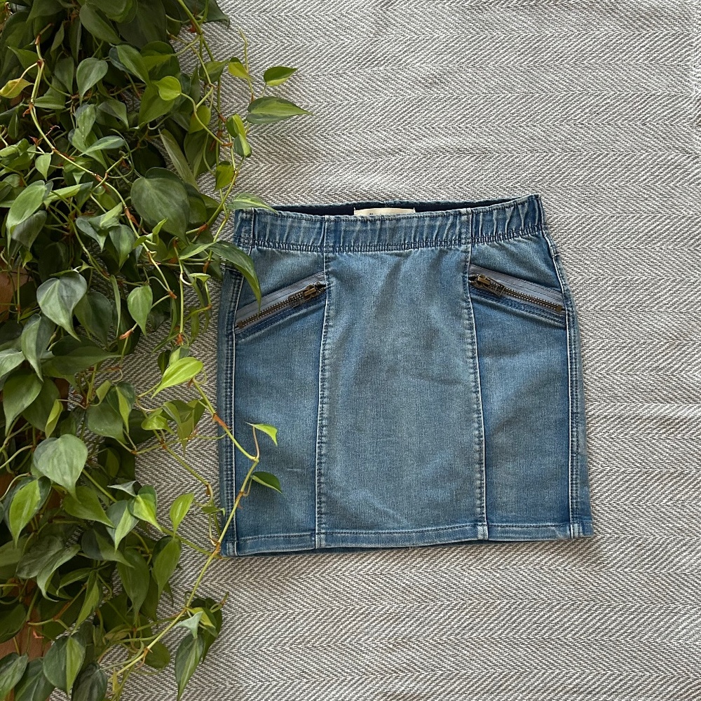 Twik⎪Denim Mini Skirt
